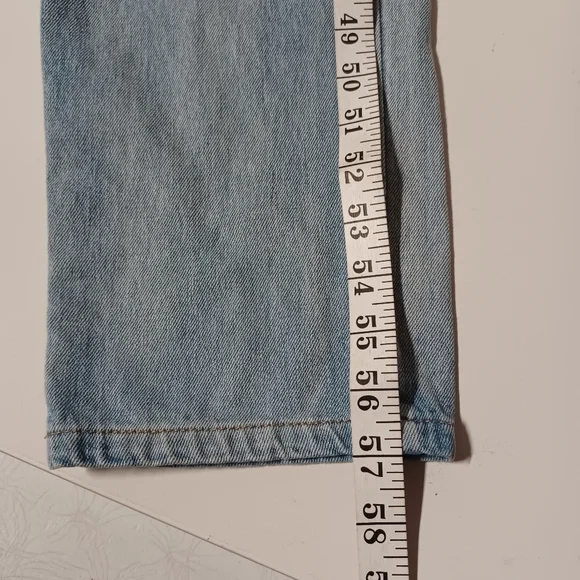 HONEY PUNCH Light Medium Wash Distressed Overall Jumpsuit Medium (RHOOC) - Picture 5 of 9